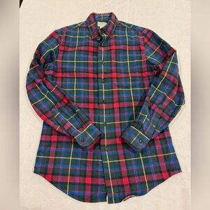 L.L. Bean Men's Plaid Shirt - Red, Blue, Green